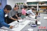 姻缘合盘两岸艺术家在安徽“共绘一幅画”